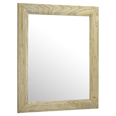 Jixi Wood Flat Wall Mirror