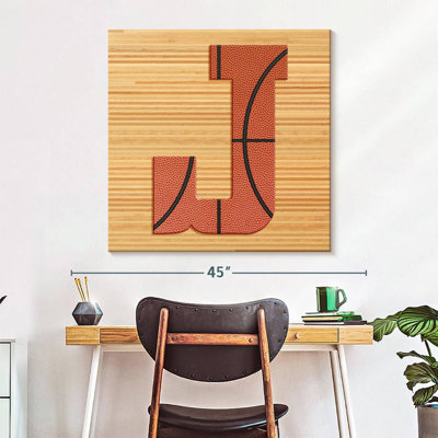 «Basketball J Alphabet» sur toile