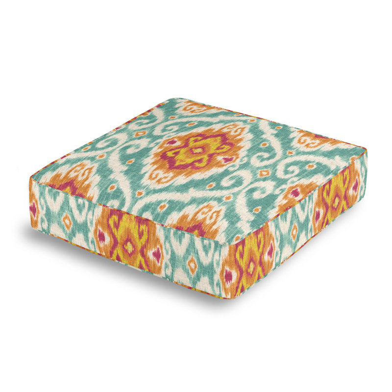 Spice Islands Ikat Reversible Throw Pillow