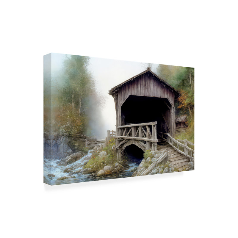 «Meleane Footeprint Art», pont sur County Creek, H 12 po x l 19 po x P 2 po