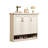 Beige Aluminum Shoe Storage