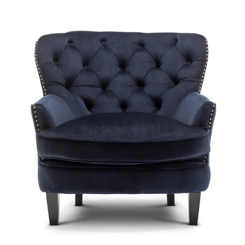 Higgenbotham Armchair, Navy Blue