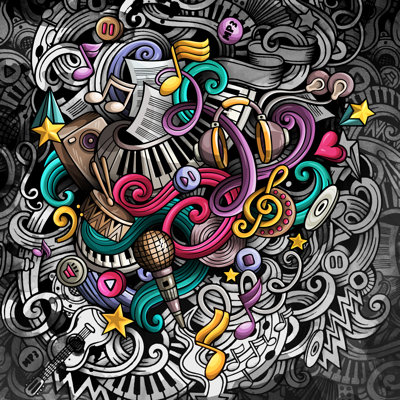 Inkerman " Doodles " by Kostenkodesign