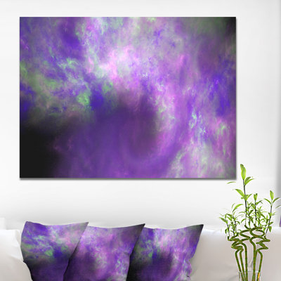 Abstrait, ciel étoilé mauve, impression sur toile - Ciel étoilé parfait