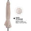 Parasol de marché octogonal 9 pi Riya-1049646815