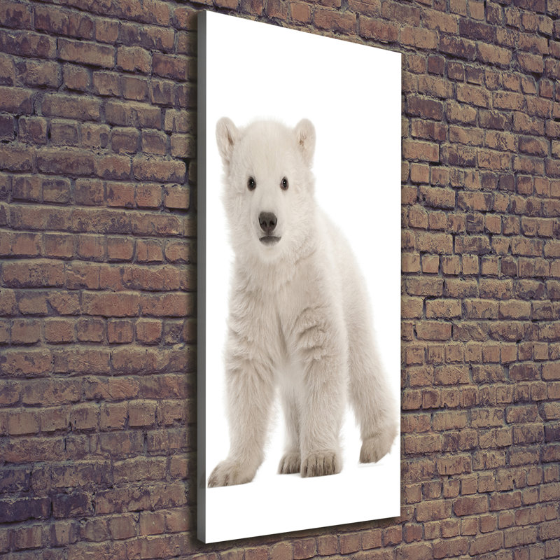 A Polar Bear - Wrapped Canvas Print