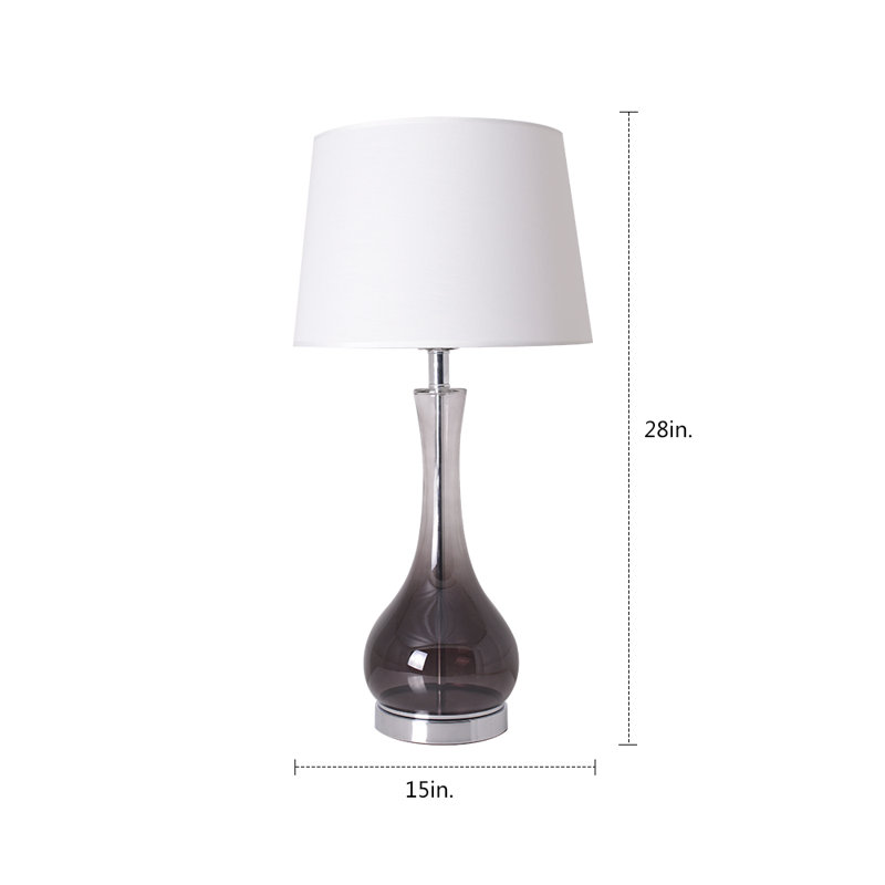 Table Lamp, Smoke Gray Ombre