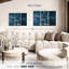 «Libra Zodiac Constellation», ensemble de 3 impressions sur toile par Luna-2387695