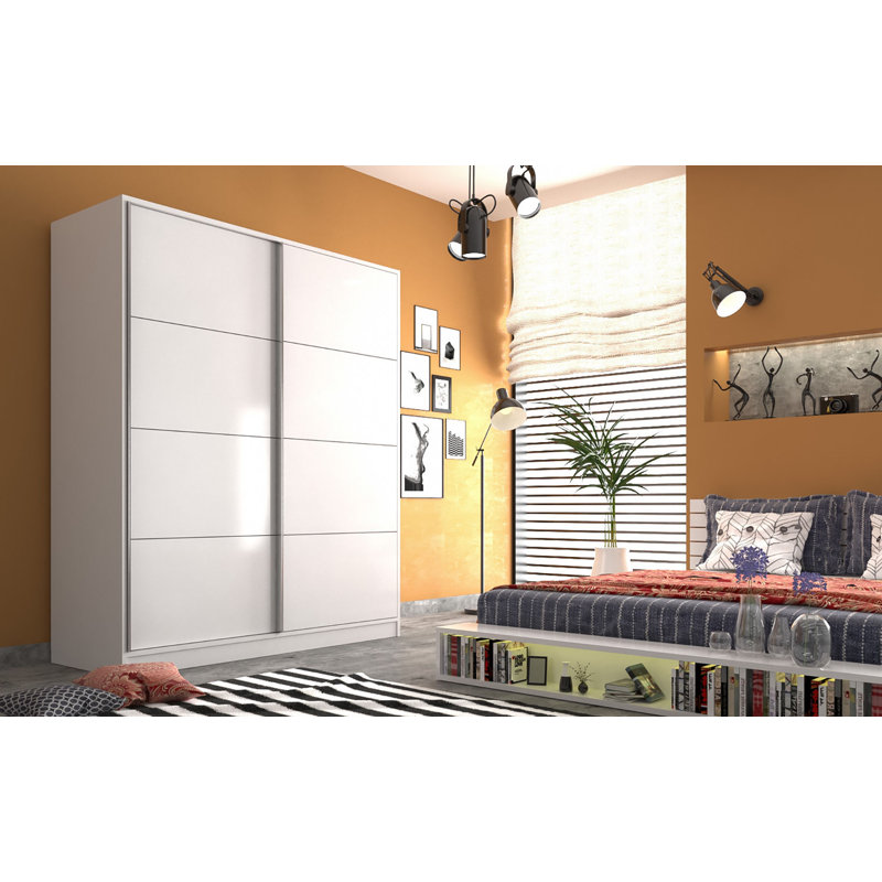 Emmilou 2 Door Manufactured Wood Wardrobe