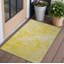 Tapis extérieur lavable antidérapant 3 pi x 5 pi doré