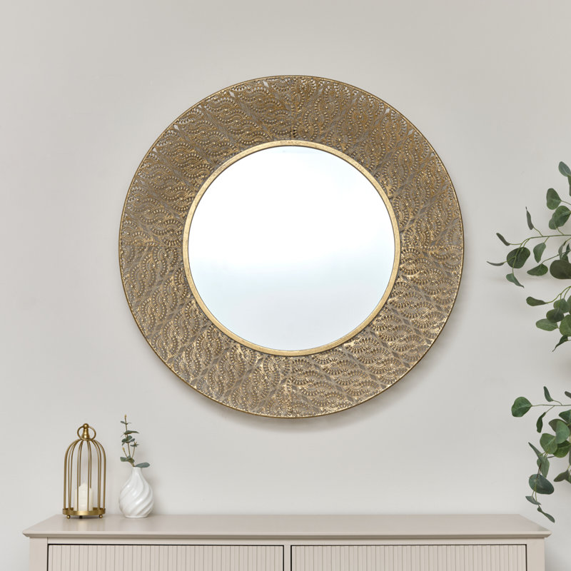 Metal Round Mirror