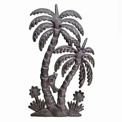 Décoration murale double palms