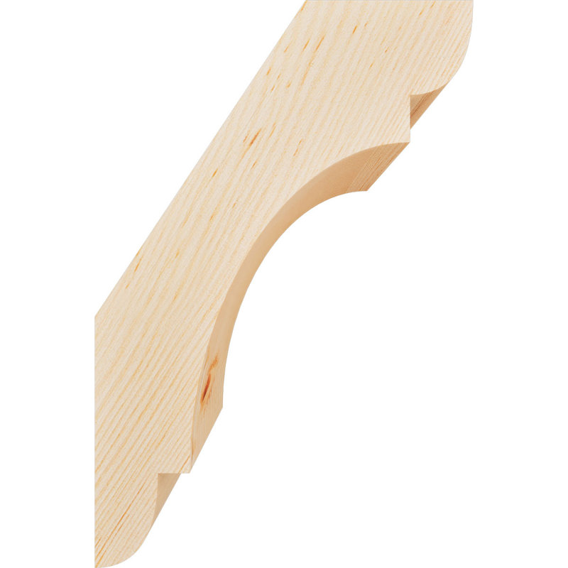 Attelle de genou olympique, Sapin de Douglas, Attelle lisse, H 12 po x l 5,5 po x P 8 po