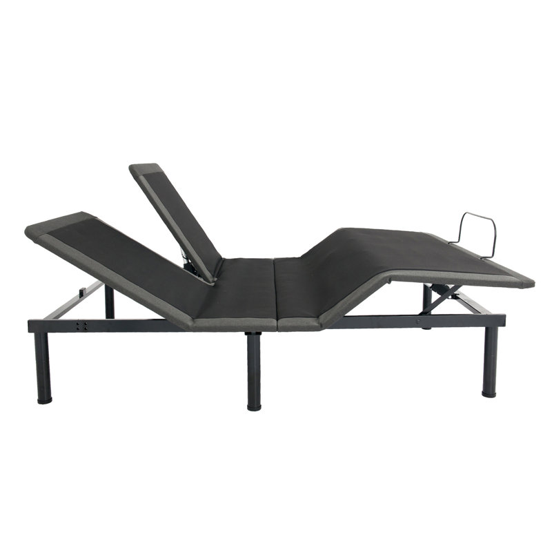 Base réglable et ensemble de matelas à 5 couches de 12 po - Mousse rafraîchissante pour le soulagement, housse en matériau respirant pour grand lit de 12 po,