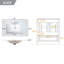 Meuble-lavabo autoportant de 30 po avec lavabo, armoire avec 1 tiroir séparateur et 2 portes à fermeture en douceur-462465174