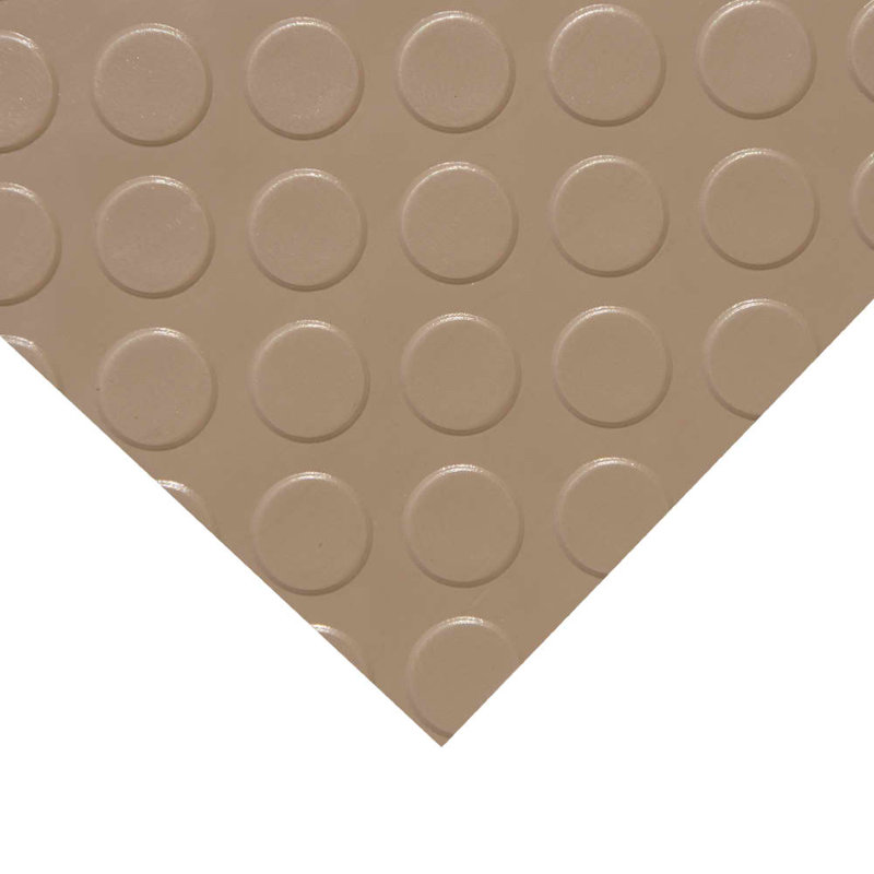 Rouleau de garage beige métallique «Coin-Grip» 4 pi x 20 pi, 4 pi x 4 pi 