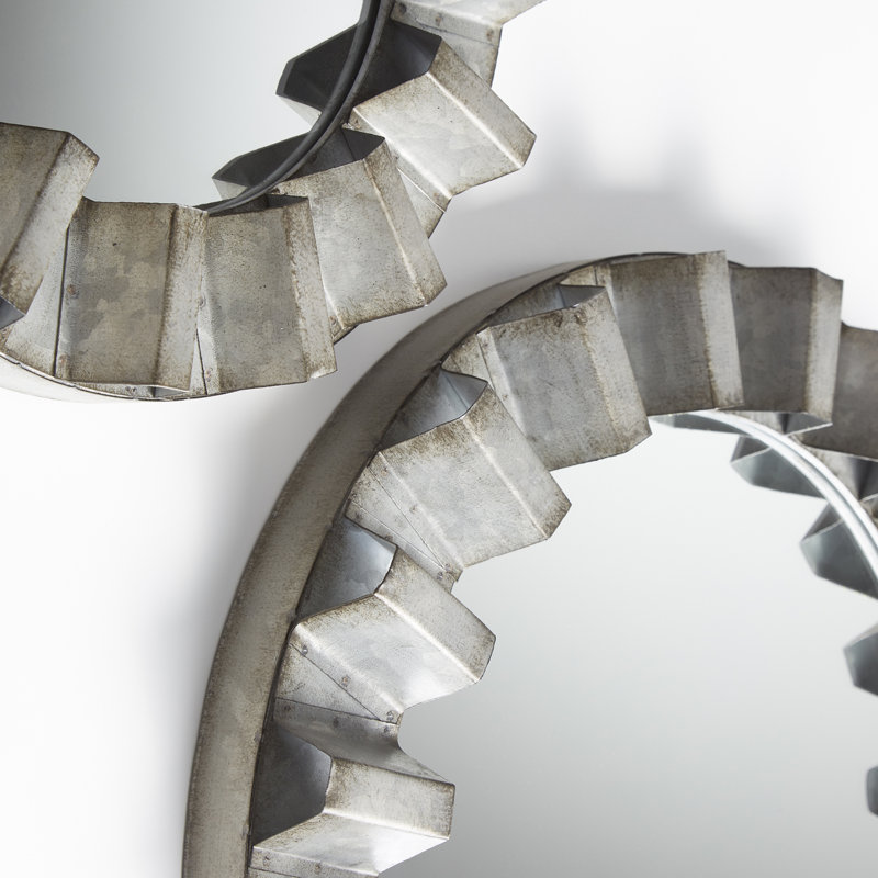 Argos Industrial Accent Mirror, 11.75" H x 11.75" W