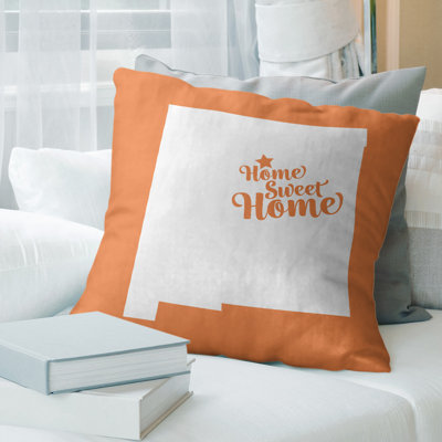Coussin en lin us villes & states
