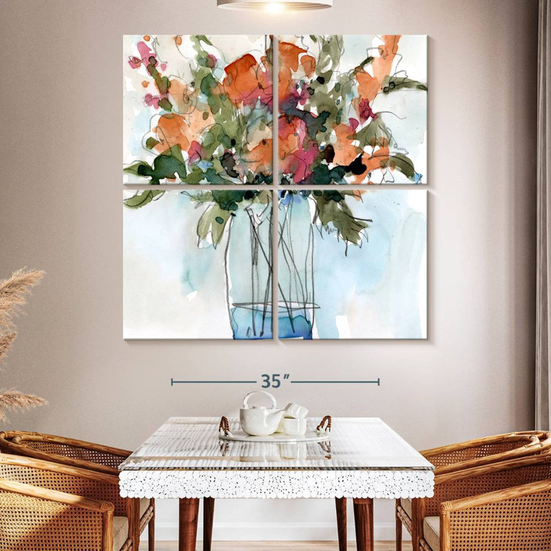 Nature morte Harnek Water Garden II, H 50 po x l 50 po