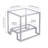 Athena Glass Top End Table-213063353