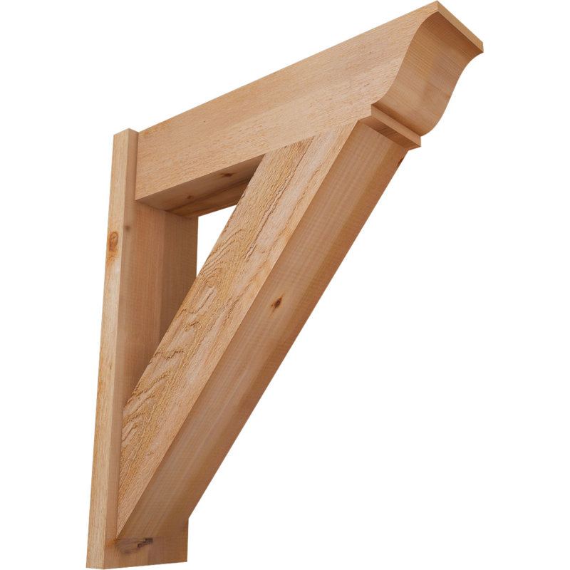 Persienne traditionnelle en bois rustique, P 30 po x H 34 po, Cèdre rouge de l'Ouest de 8 po (sciage brut)