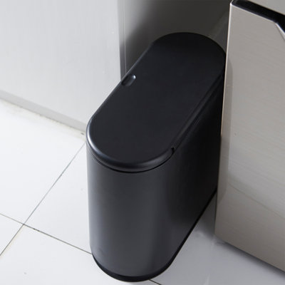Plastic Touch Top Waste Baskets - 2.1 Gallons