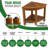 16 in. W Teak Shower Bench