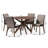4 - Person Pedestal Base Dining Set