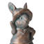 Animals Water Resistant Fiberstone Clay Garden Statue
