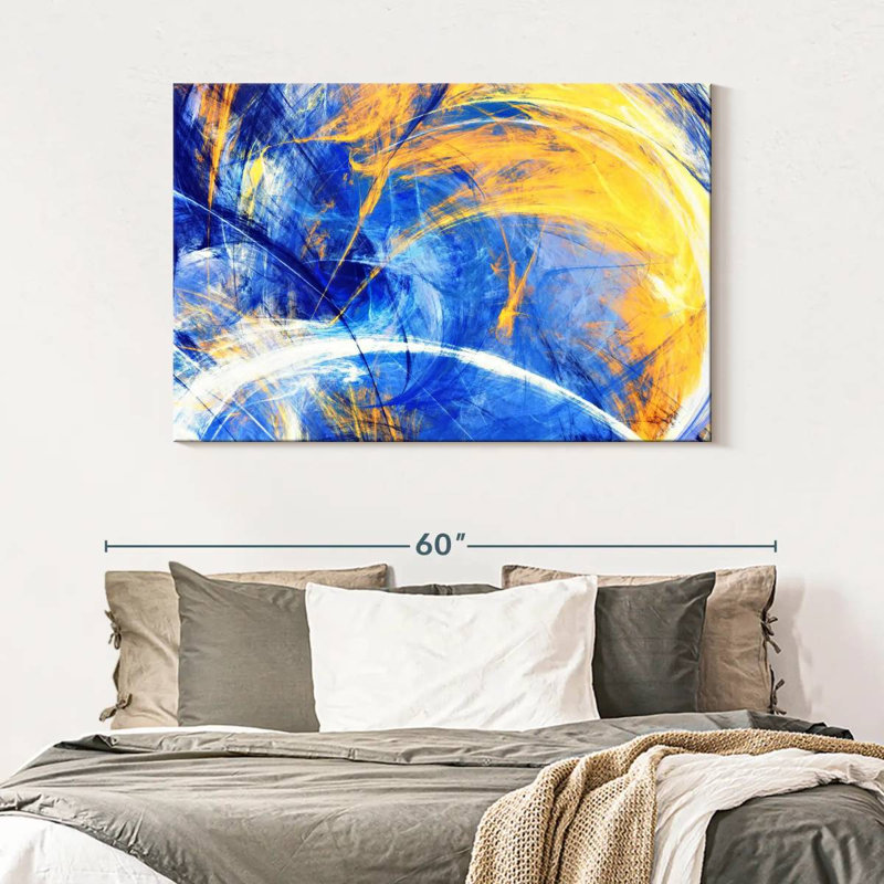 Avery Sunny Abstract Texture, 32" H x 48" W