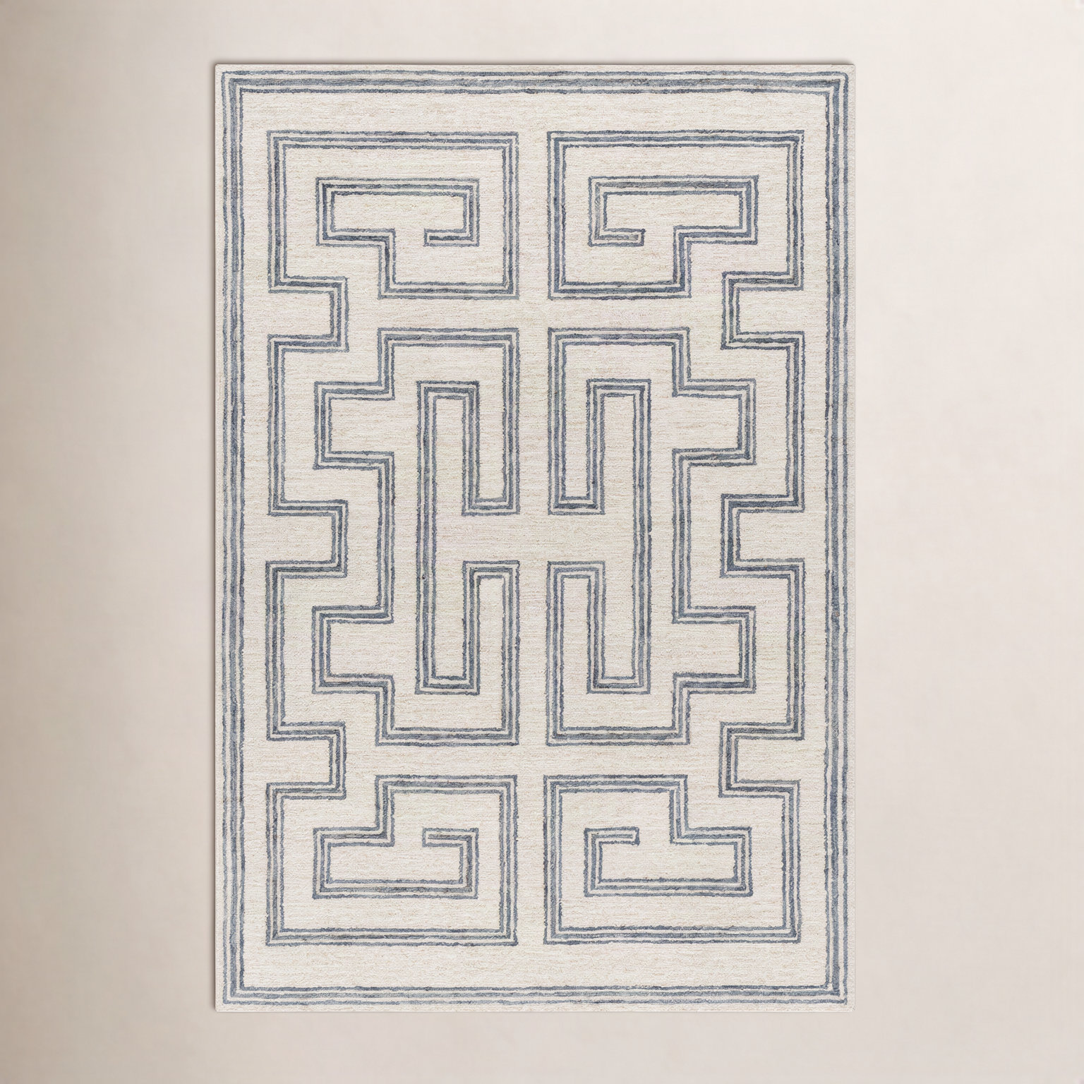 Desiree Hand-Tufted Geometric Rug, Rectangle 5'7" x 6'