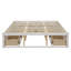Grand lit plateforme avec 6 tiroirs de rangement, blanc antique-1809958632-1809958637