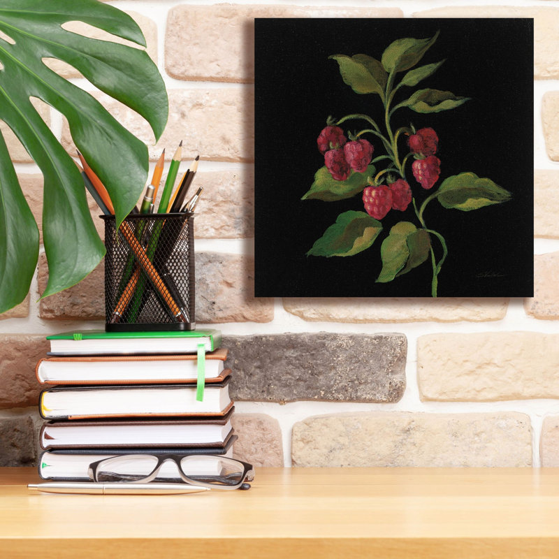 «Framboise No Words» par Silvia Vassileva, art mural sur toile, 12 po x 12 po