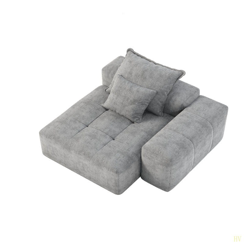 Canapé modulaire surdimensionné Modern, Gris