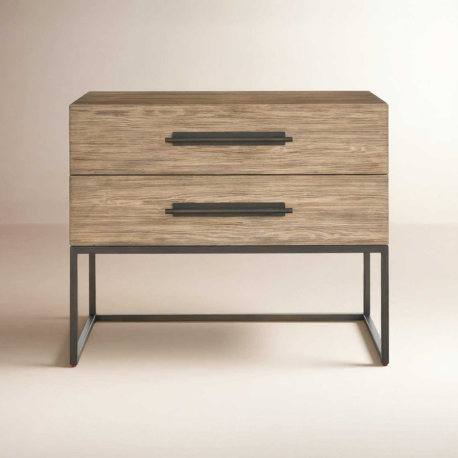 Baxley 2 - Drawer Nightstand, Brown
