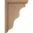 2 1/4"W x 5"D x 7"H Hamilton Traditional Bracket, Alder-58020625-58020629