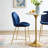 Scoop Gold Stainless Steel Leg Performance Velvet Counter Stool-231606492-221402084