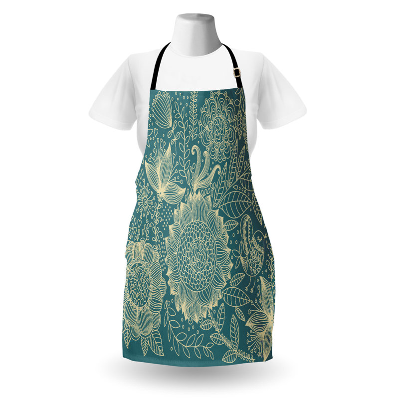 Floral Bib Apron