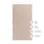 Cocoa Stripe Muslin Crib Sheet