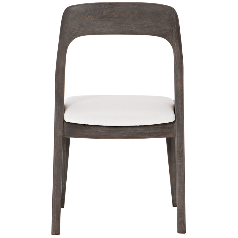 Corfu Outdoor Dining Side Chair, White Vinyl 6503-000
