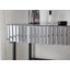 Meuble-lavabo à miroir 39 po avec base en acier inoxydable, 2 tiroirs pour le rangement, bureau polyvalent pour la chambre à coucher et le bureau en gris-1326387694
