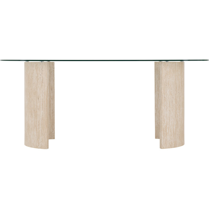 Modena Glass Top Dining Table