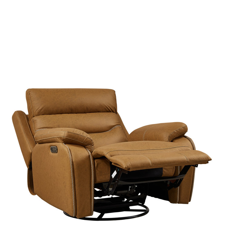 Fauteuil inclinable à double bascule et pivotant à 240 degrés pour fauteuil inclinable, position infinie, appui-tête avec fonction d'alimentation