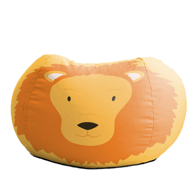 Printed Animal Medium Beanbag And Footstool Bundle