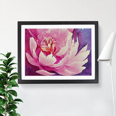 Amazing Peony Flower - Framed Print