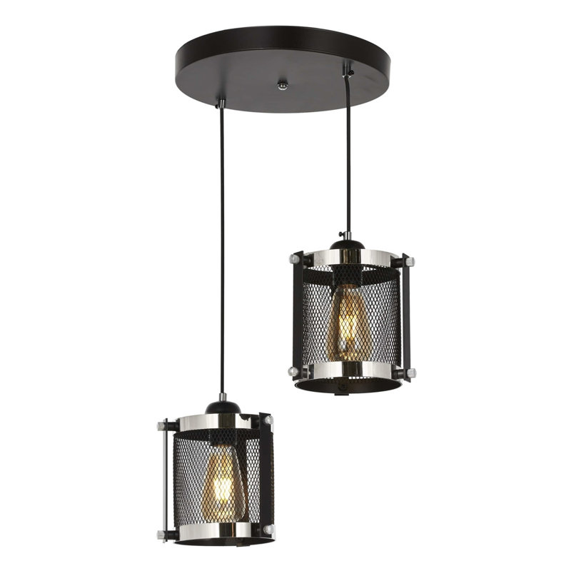 Lustre en grappe à 2 lumières