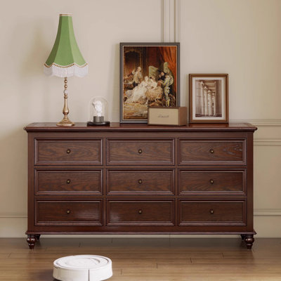 Walnut Solid Wood Rectangular Dressers & Chests