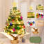 Ensemble d'arbre de Noël de table avec lumières DEL claires, arbre de Noël étoile et ornements à piles pour décorations d'intérieur-325710156