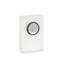 Analog Marble Quartz Tabletop Clock in White-1594676382