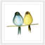 «Lovebirds» par Lindsay Megahed, reproduction d'art sur papier-22056759